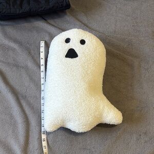 White Ghost Heated Pillow